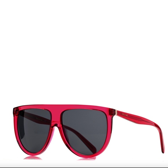 CELINE Acetate Thin Shadow Sunglasses CL41435/S in Fuchsia - Picture 14 of 14